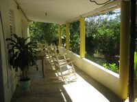 Patio of the Guest House CASA DE LAS ANAS - Moncion - Dominican Republic
